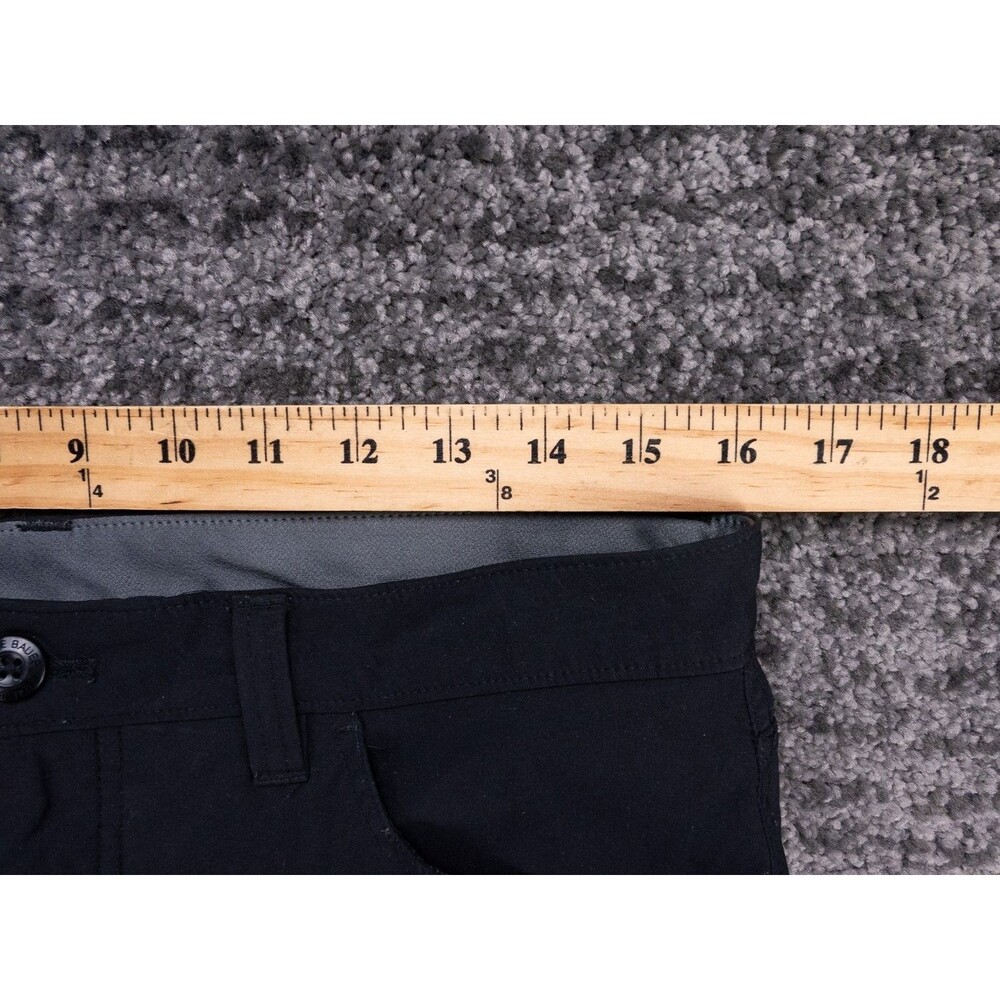 Eddie Bauer Pants Mens 32x30 Black Fleece Lined Tech Side Cargo Pocket Gorpcore - Picture 9 of 16